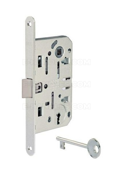 Zamek AGB Mediana EVOLUTION na klucz 90/50 chrom satynowy F18 B011015041, symbol B011015041